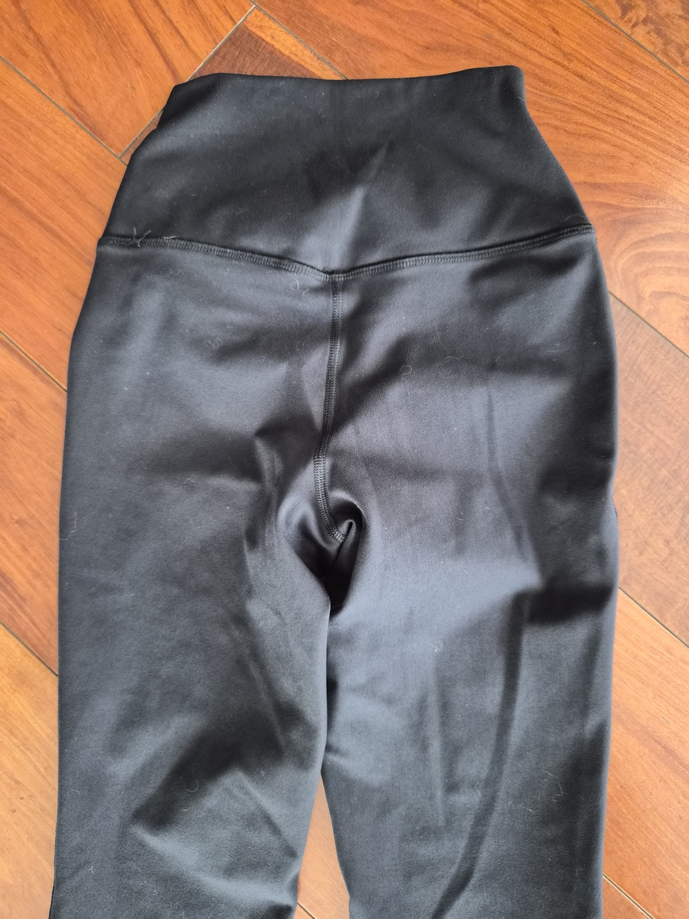 Yogalicious Lux Black Crossover High Waist Flare Leggings Pants XS - Picture 10 of 13